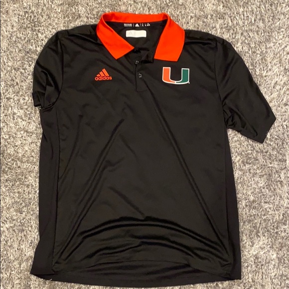 miami hurricanes polo adidas